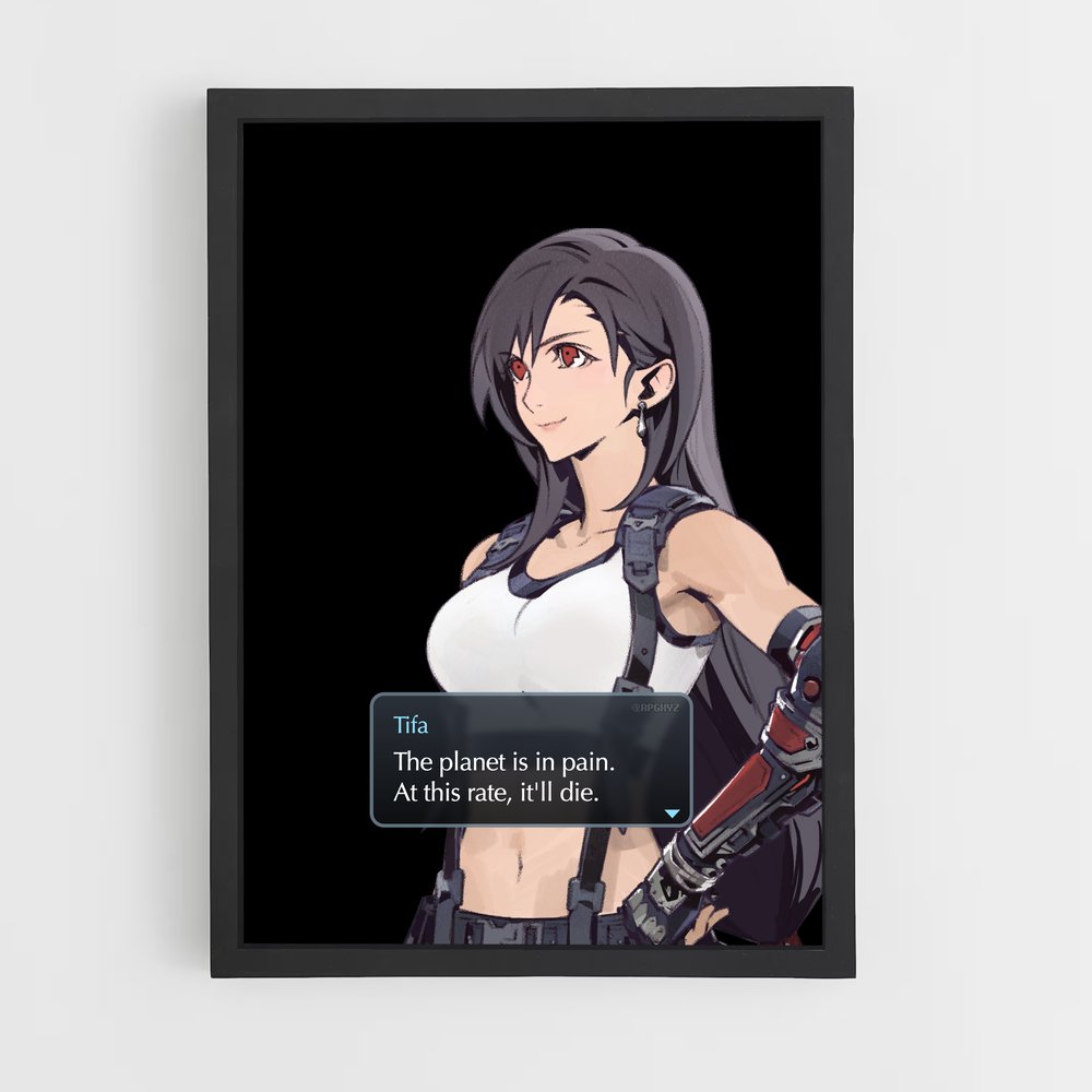 Poster La Lutte pour Gaïa – affiche Final Fantasy (vue 2)